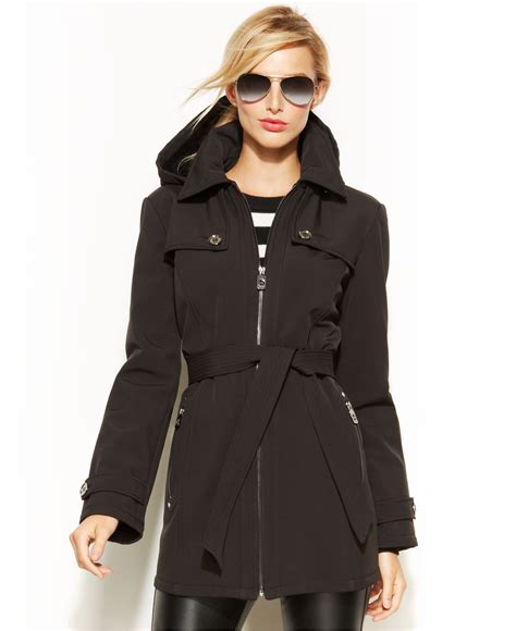 michael kors mens black jacket|michael kors black jacket women's.